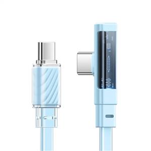 MCDODO CA-3452 TYPE-C TO TYPE-C PD 65W L KABLO 1.2m - Mavi
