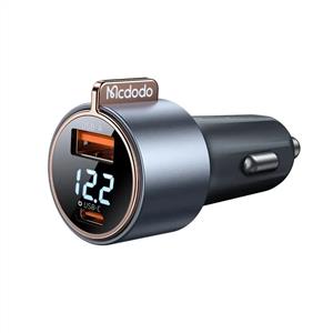 MCDODO CC-3690 75W DIJITAL EKRANLI 1XTYPE-C VE 1XUSB GIRISLI HIZLI ARAC SARJ ALETI
