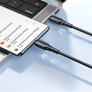 MCDODO CA-3310 240w Type-C to Type-C E-Marker Çipli Hızlı Data Şarj Kablosu 1.2m - Siyah