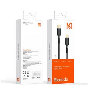 MCDODO CA-3310 240w Type-C to Type-C E-Marker Çipli Hızlı Data Şarj Kablosu 1.2m - Siyah