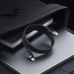 MCDODO CA-2000 60w Type-C To Type-C Manyetik Sarılabilir Kablo 1.2m - Siyah