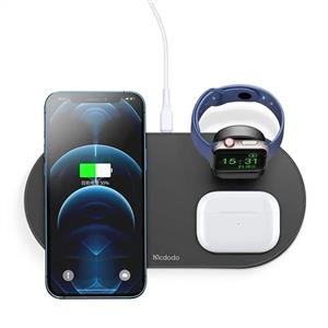 MCDODO CH-7061 3İn1 15W Çoklu Magsafe Şarj Ünitesi ( Kulaklık , Saat ve Telefon ) - Siyah