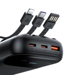 MCDODO MC-8530 20000MAH PD & QC HIZLI SARJ DIJITAL GOSTERGELI COKLU KABLOLU POWERBANK