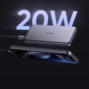 MCDODO MC-3781 20W 10.000 mAh Metal 11.5 mm Ultra İnce Kablosuz Powerbank - Siyah
