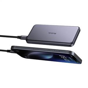 MCDODO MC-3781 20W 10.000 mAh Metal 11.5 mm Ultra İnce Kablosuz Powerbank - Siyah