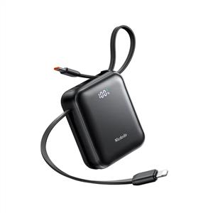 MCDODO MC-8620 10000 mAh 22.5W PD Hızlı Şarj Dahili Kablolu Powerbank - Siyah