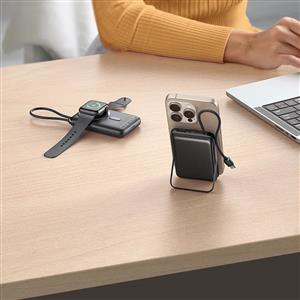 MCDODO MC-6320 2-IN-1 MANYETIK KABLOSUZ POWERBANK-APPLE WATCH UYUMLU 10000MAH 20W