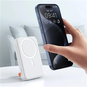MCDODO MC-5100 15W 10000 mAh Standlı Manyetik Kablosuz Powerbank - Beyaz