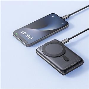 MCDODO MC-1511 20W 10000 mAh Katlanabilir Magsafe Powerbank - Siyah
