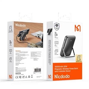 MCDODO MC-1511 20W 10000 mAh Katlanabilir Magsafe Powerbank - Siyah