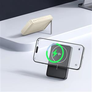 MCDODO MC-7810 10.000 mAh 30W QI2 Manyetik Standlı Powerbank - Haki