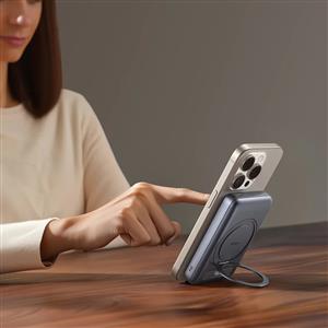 MCDODO MC-8371 10000mAh 20w Dahili 360° Halka Standlı Metal Ultra İnce Manyetik Powerbank