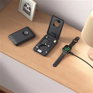 MCDODO CH-2440 Çok İşlevli Apple Watch Kablosuz Şarj Ve Aksesuar Kutusu