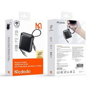 MCDODO MC-2550 10000MAH 22.5W DAHILI KABLOLU MINI POWERBANK