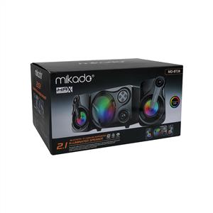 MIKADO MD-BT28 2+1 FM RADYOLU RGB BLUETOOTH SPEAKER