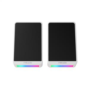 MIKADO MD-178-B 2.0 2*3W RGB USB SPEAKER-BEYAZ