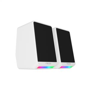 MIKADO MD-178-B 2.0 2*3W RGB USB SPEAKER-BEYAZ