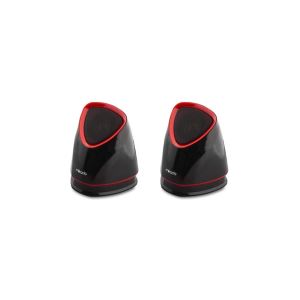 MIKADO MD-158 1+1 Siyah/Kırmızı USB Speaker