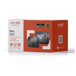 Mio MiVue 802 WQHD G-Sensor 2.7"  Wi-Fi Araç İçi Ön Kamera