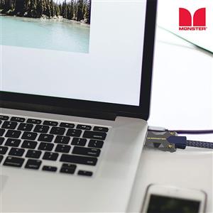 Monster M3000 HDMI 2.1 Ultra HD Kablo 8K 1.5m - Lacivert