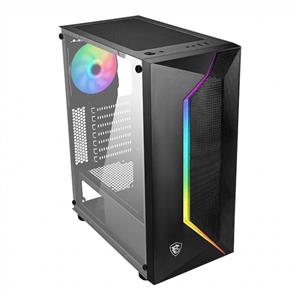 MSI MAG VAMPIRIC 100R TEMPERED GALSS 1x120mm ARGB FANLI MidT ATX KASA
