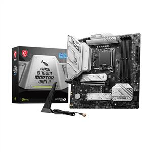 MSI MAG B760M MORTAR WIFI II Intel B760 Soket 1700 DDR5 7800MHz (OC) M.2 Anakart
