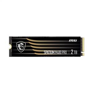 MSI SPATIUM M480 PRO PCIE 4.0 NVME M.2 2TB (7400MB Okuma / 7000MB Yazma)