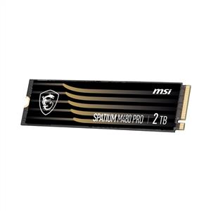 MSI SPATIUM M480 PRO PCIE 4.0 NVME M.2 2TB (7400MB Okuma / 7000MB Yazma)