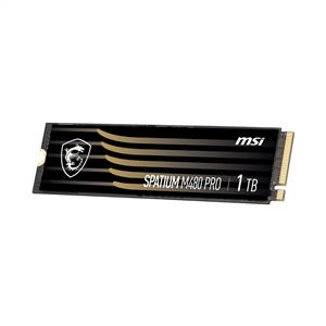 MSI SPATIUM M480 PRO PCIE 4.0 NVME M.2 1TB (7400MB Okuma / 6000MB Yazma)