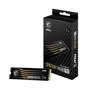 MSI SPATIUM M480 PRO PCIE 4.0 NVME M.2 1TB (7400MB Okuma / 6000MB Yazma)