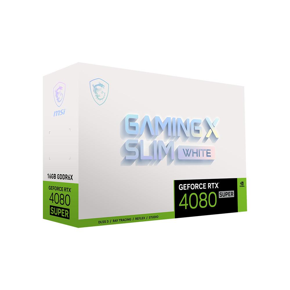MSI GeForceRTX 4080 SUPER 16G GAMING X SLIM WHITE GDDR6X 256Bit