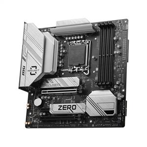 MSI B760M PROJECT ZERO Intel B760 Soket 1700 DDR5 7800MHz M.2 Anakart