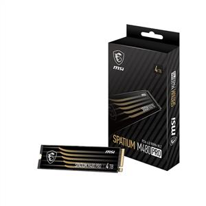 MSI SPATIUM M480 PRO PCIe 4.0 NVMe M.2 4TB SSD (7400MB Okuma / 7000MB Yazma)