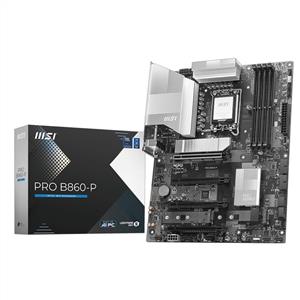 MSI PRO B860-P 8600MHz OC DDR5 Soket 1851 M.2 USB4 Thunderbolt4 HDMI DP ATX Anakart