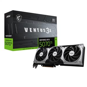  MSI GeForce RTX 5070 TI VENTUS 3X OC 16G GDDR7 256Bit DLSS 4 Ekran Kartı