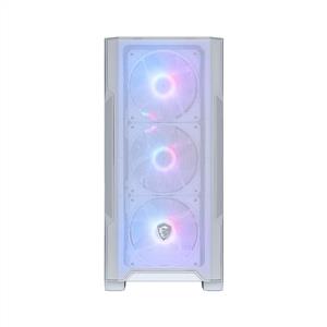 MSI MAG FORGE M100R TEMPERED GLASS ARGB WHITE FAN USB 3.2 mATX KASA