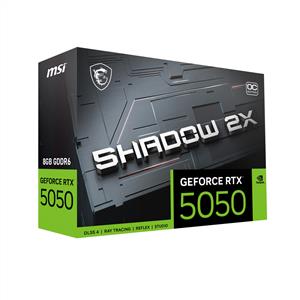 MSI GeForce RTX 5050 SHADOW 2X OC 8GB GDDR6 128Bit DLSS 4 Ekran Kartı
