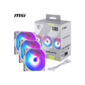 MSI MAG F120 ARGB WHITE 3x120mm 360mm Reverse Kasa Fanı