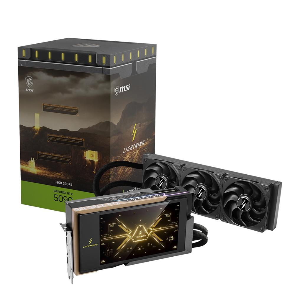 MSI GeForce RTX 5090 LIGHTNING Z 32G GDDR7 512Bit DLSS 4 Ekran