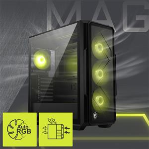 MSI MAG FORGE 151A B75 PCIE5 II 750W 80PLUS BRONZE ARGB FANLI ATX KASA