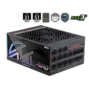 MSI MPG AI1300TS PCIE5 1300W 80 PLUS TITANIUM Full Modüler GÜÇ KAYNAĞI