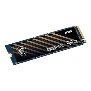 MSI SPATIUM M450 PCIe 4.0 NVMe M.2 500GB SSD (3600MB Okuma / 2300MB Yazma)