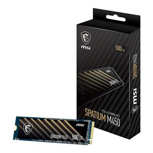 MSI SPATIUM M450 PCIe 4.0 NVMe M.2 500GB SSD (3600MB Okuma / 2300MB Yazma)