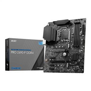 MSI PRO Z690-P DDR4 Intel Z690 Soket 1700 DDR4 5200MHz(OC) M.2 Anakart