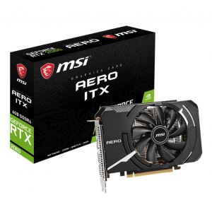 MSI GeForce RTX2060 AERO ITX 6GB ジャンク扱い MSI GeForce RTX 2060 AERO ITX 6G OC GDDR6 192Bit DX12 Nvidia Ekran