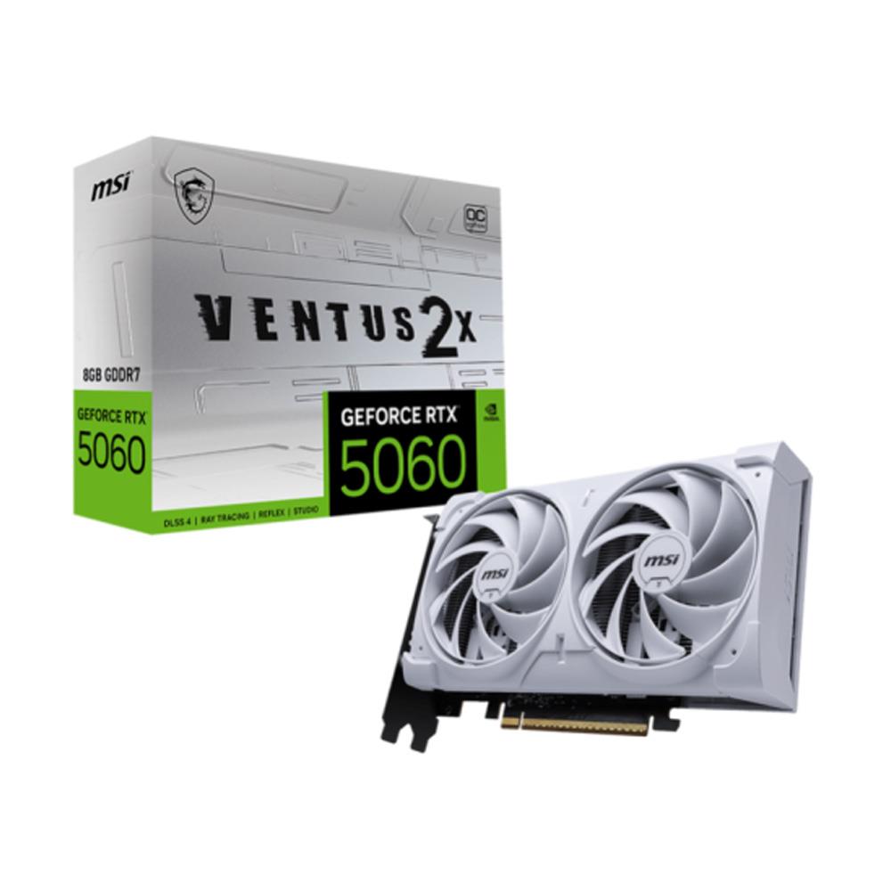MSI GeForce RTX 5060 VENTUS 2X OC WHITE 8GB GDDR7 128Bit DLSS 4
