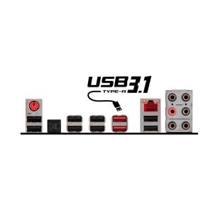 MSI 990FXA GAMING AM3+ AMD 990FX/SB950 DDR3 2133MHz (O.C.) USB 3.1 Anakart