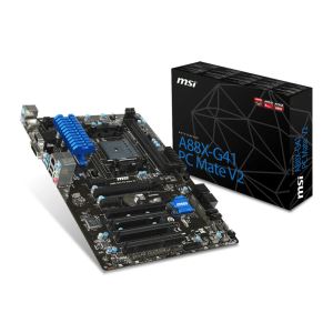MSI A88X-G41 PC MATE V2 Soket FM2+ DDR3 2133MHz VGA&DVI&HDMI Anakart