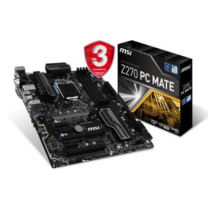 MSI Z270 PC MATE Intel Z270 Soket 1151 DDR4 3800(OC) M.2 Anakart