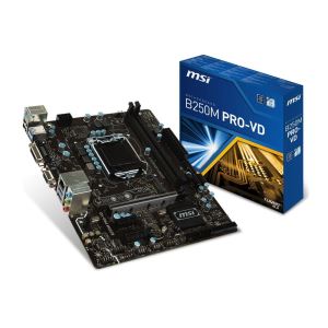 MSI B250M PRO-VD Intel B250 Soket 1151 DDR4 2400 M.2 Anakart